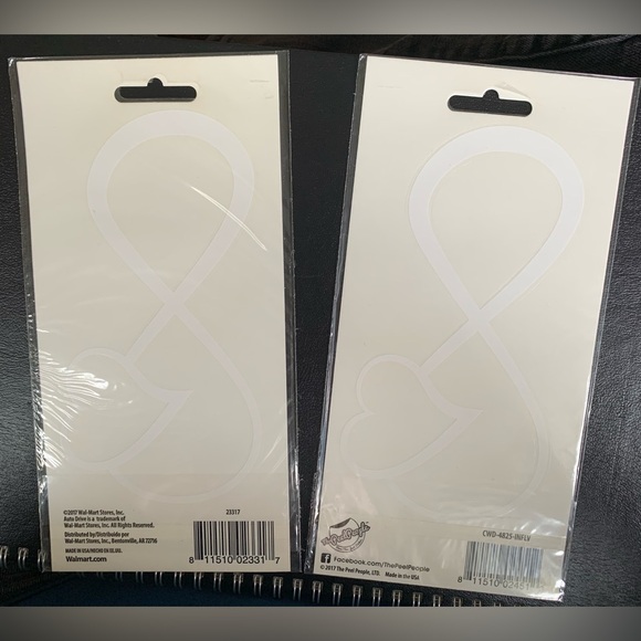 NWT Set of 2 car window decals. Infinite love! ❤️ - Picture 5 of 5